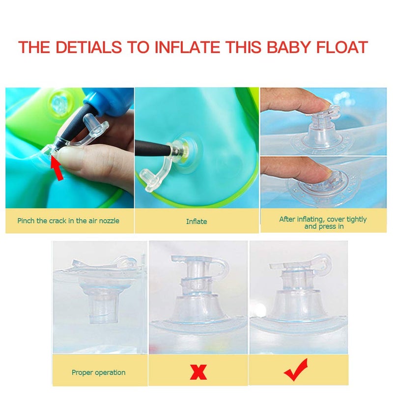 Relaxing Baby | Inflatable Baby Bathtub,Newborn Bathtub Seat for Infant,Non-Slip Baby Pool for Sitting up,Foldable Toddler Tub Shower,Portable Travel Bath for Kids 0-6 Year - Image 5